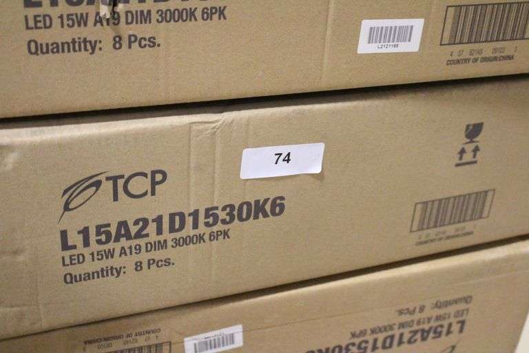 Led Bulb Tcp 15w A21 100w Equivalent 3000k Dimmable Package Of 6