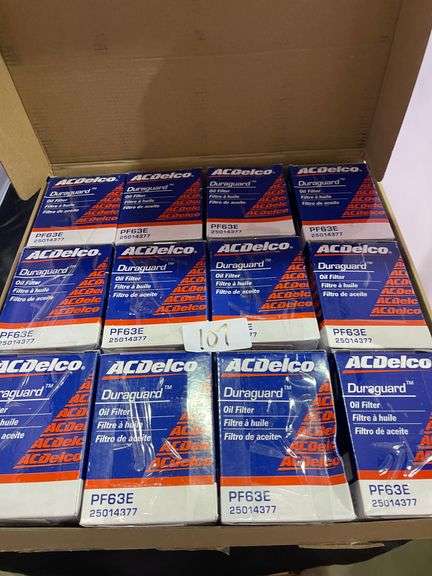 GENUINE ENGINE OIL FILTER AC DELCO PRO PF63F DURAPACK 12 IN CASE