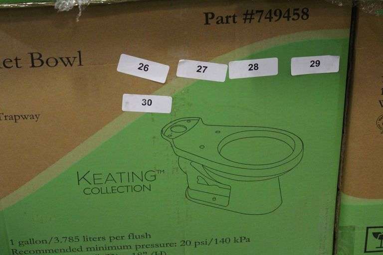 Seasons Keating Round Toilet Bowl