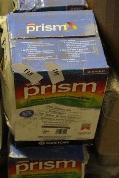 [✓] [EXT MSRP: $135.06] Custom Building Products Prism #380 Haystack 17 lb. Ultimate Performance Grout