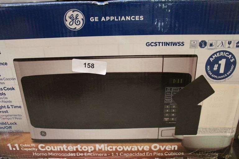[✓] [MSRP: $175.00] GE 1.1 Cu. Ft. Capacity Countertop Microwave Oven