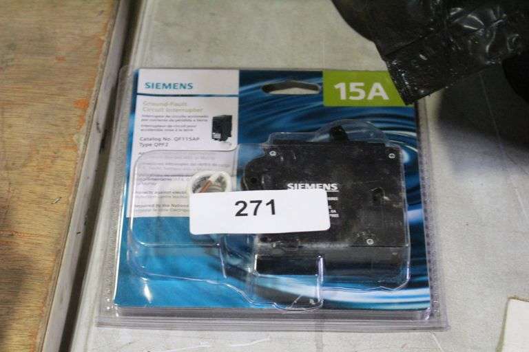 [✓] [MSRP: $56.44] Siemens 15 Amp Single Pole Type QPF2 GFCI Circuit Breaker