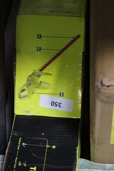 [✓] [MSRP: $79.97] RYOBI ONE+ 18V 18 in. Cordless Battery Hedge Trimmer (Tool Only)