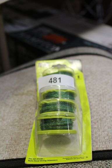 [✓] [MSRP: $29.97] RYOBI 0.080 in. Replacement Auto-Feed Line Spools (5-Pack)