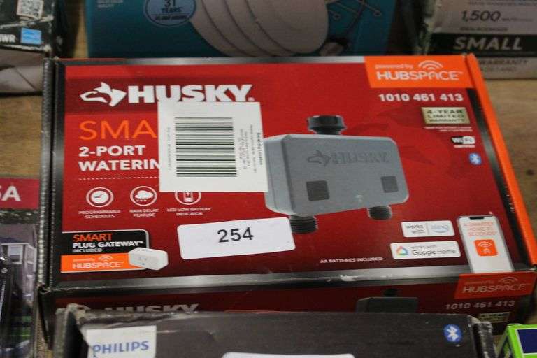 [✓] [MSRP: $69.98] Husky Smart Watering Timer for Irrigation and Sprinklers Powered by Hubspace