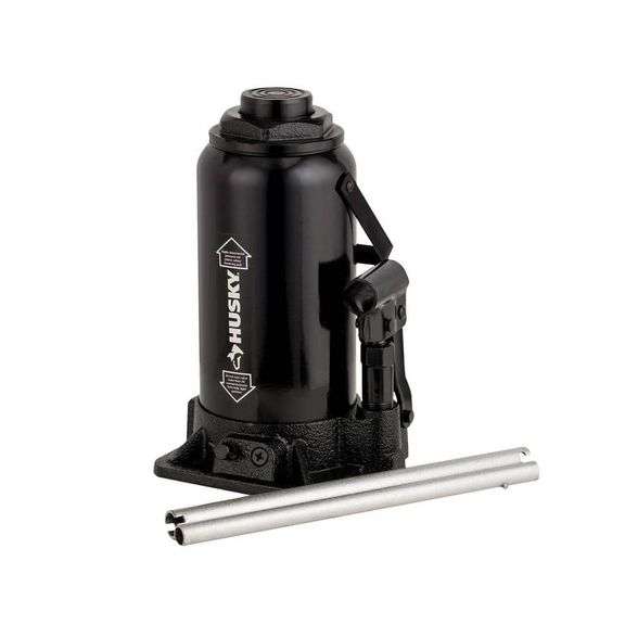 [✓] [MSRP: $89.98] Husky 30-Ton Bottle Car Jack