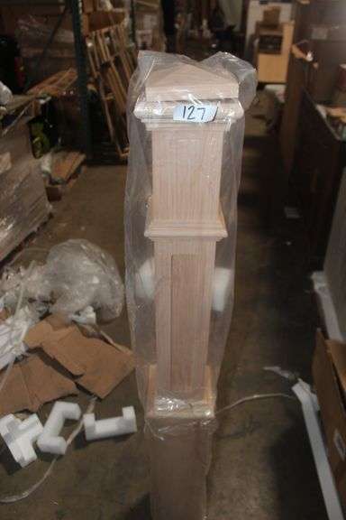Replacement hardwood balusters soft wood finish