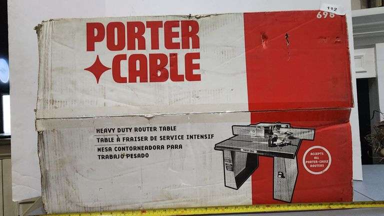 PORTER CABLE 698 HEAVY DUTY ROUTER TABLE
