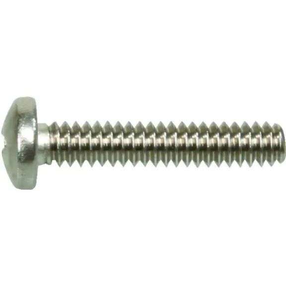 Wellsco 1/4-20 X 1-1/2" Pan Head Phillips Screw Refill Box Package Of 10