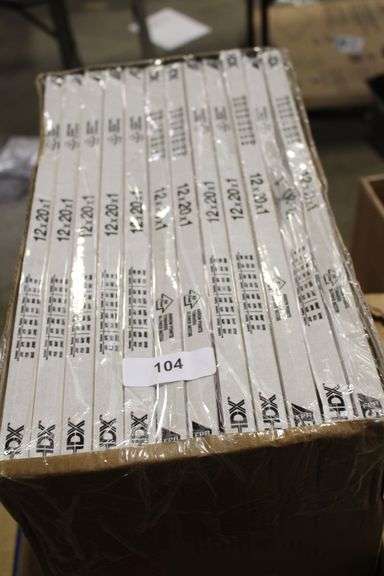 lot of 36 12x20x1 air filters