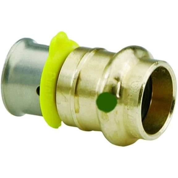 [✓] [MSRP: $35.77] Viega PureFlow 1/2 in. Press Zero-Lead Bronze Transition Coupling (10-Pack)
