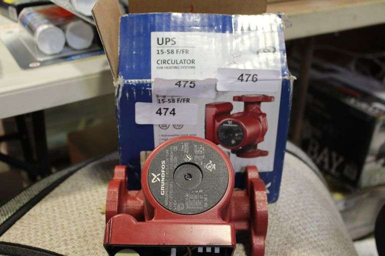 [✓] [MSRP: $160.55] UPS15-58FC 1/25 HP 115-Volt 3-Speed Circulator Pump