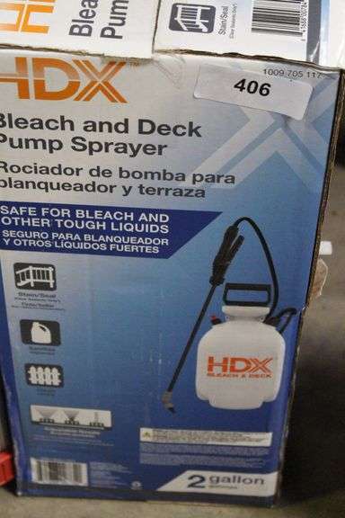 [✓] [MSRP: $26.97] HDX 2 gal. Bleach and Deck Sprayer