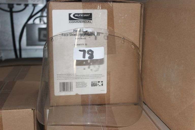 SUNCAST COMMERCIAL HEAD GEAR SHIELD REPLACEMENTS 12/BOX