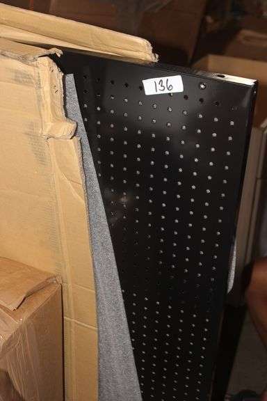 Modular 52 in. W Standard Duty Black Pegboard Attachment