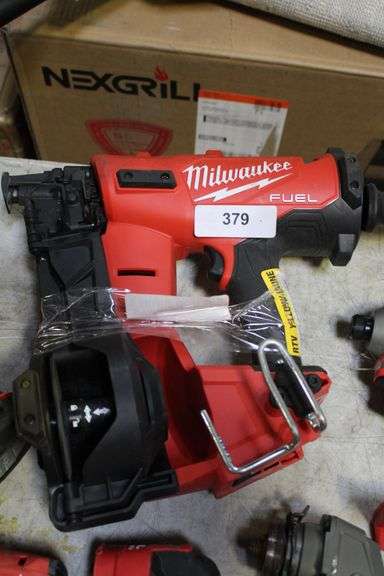 [MSRP: $379.00] Milwaukee M18 FUEL 18-Volt Lithium-Ion Brushless Cordless Coil Roofing Nailer (Tool Only) [untested]