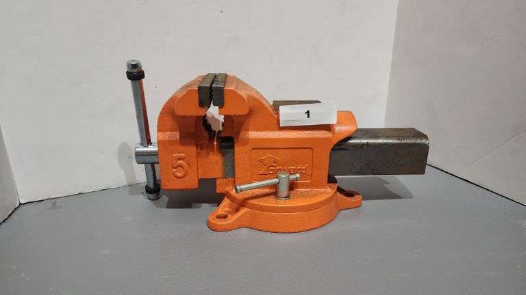 FORWARD 5" BENCH VISE SWIVEL BASE HEAVY DUTY