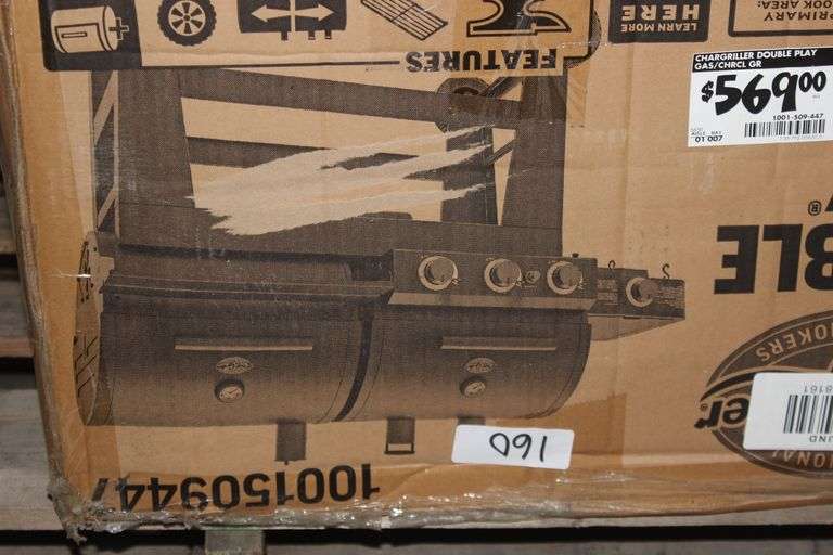 Char-Griller double play Gas/Charcoal grill sku#1001509447 retail $569.00