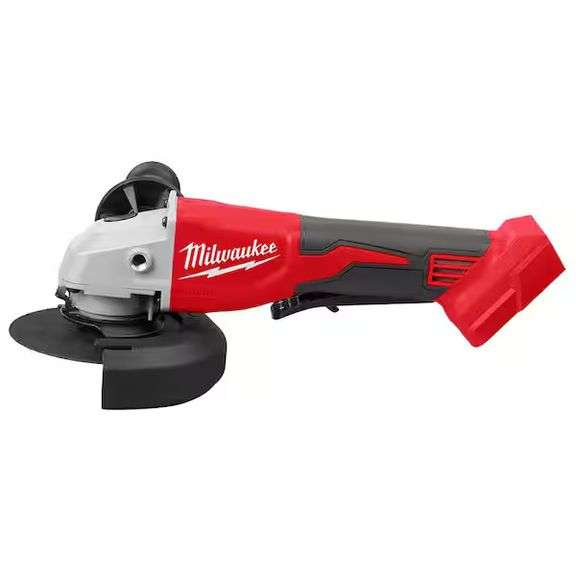 [MSRP: $129.00] Milwaukee M18 18V Lithium-Ion Brushless Cordless 4-1/2 in./5 in. Grinder w/Paddle Switch (Tool-Only) [untested]