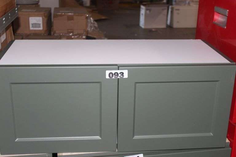2 DOOR ABOVE THE REFRIGERATOR SHAKER GRAY