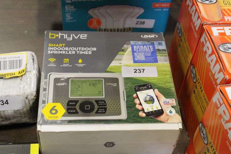 [✓] [MSRP: $118.00] Orbit B-hyve 6-Zone Indoor/Outdoor Smart Sprinkler Controller, Works with Amazon Alexa