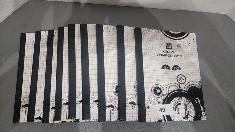 PEN + GEAR GRAPH COMPOSITION 100 SHEET 5x5 QUAD RULED