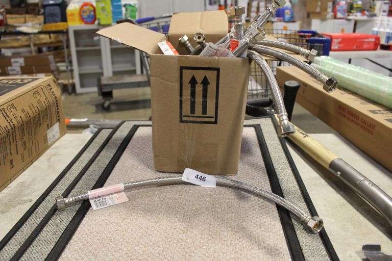 [✓] [EXT MSRP: $59.64] Fluidmaster Bathroom 1/2 in. x 1/2 in. 20 in. Faucet Supply Connector B4F20