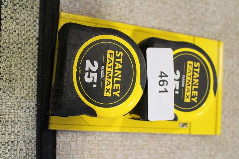 [✓] [MSRP: $23.97] Stanley 25 ft. FATMAX Tape Measure (2-Pack)