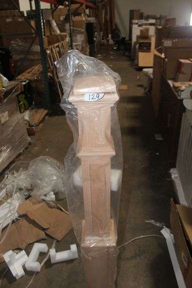 Replacement hardwood balusters soft wood finish