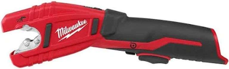 [MSRP: $149.00] Milwaukee M12 12V Lithium-Ion Cordless Copper Tubing Cutter (Tool-Only) [untested]