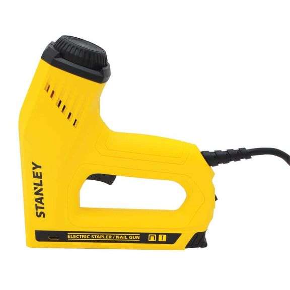 [✓] [MSRP: $34.97] Stanley Electric Stapler and Brad Nail Gun