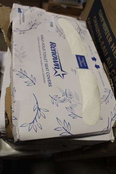 RENOWN 309330283 1 CASE OF DISPOSABLE TOILET SEAT COVERS