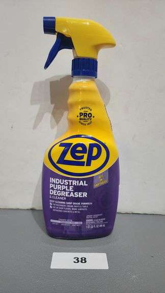 ZEP INDUSTRIAL PURPLE DEGREASER & CLEANER 1qt DEEP CLEANING SHOPE GRADE FORMULA HEAVY DUTY