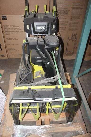 ryobi 40V cordless snowblower