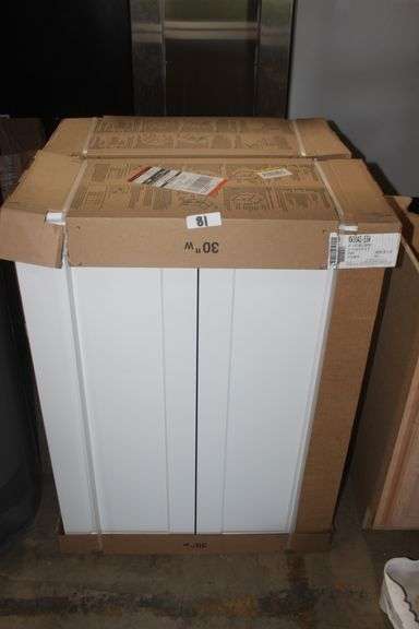 KW3042-SSW 30" x 42" WALL CABINET  SHAKER SATIN WHITE