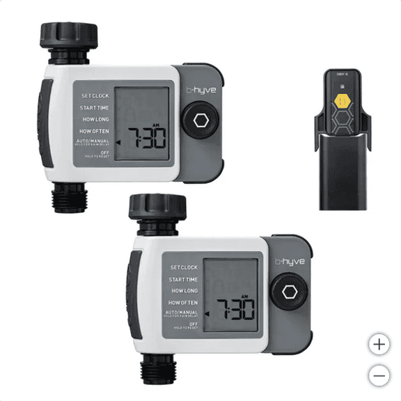 ORBIT B-HYVE XD 1-PORT SMART HOME WATERING TIMER 2-PACK WITH WI-FI HUB RETAIL $90