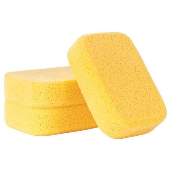 [✓] [MSRP: $4.97] QEP 7-1/2 in. x 5-1/2 in. Extra Large Grouting, Cleaning and Washing Sponge (3-Pack)