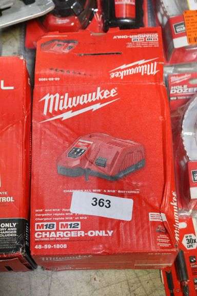 [✓] [MSRP: $99.00] Milwaukee M12 and M18 12-Volt/18-Volt Lithium-Ion Multi-Voltage Rapid Battery Charger