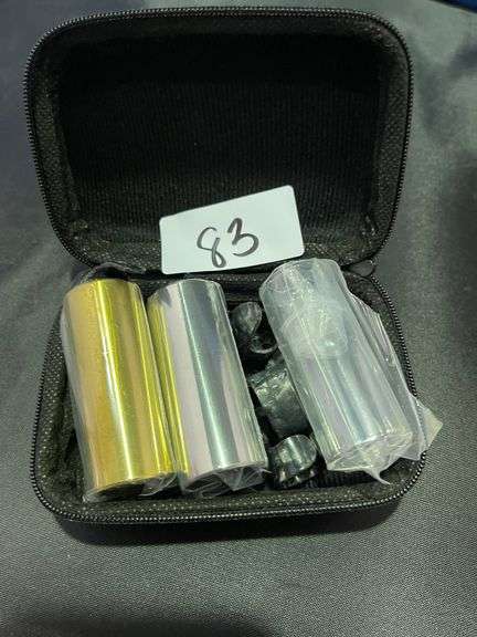 GUITAR SLIDE WITH PICKS IN ZIPPERED CASE