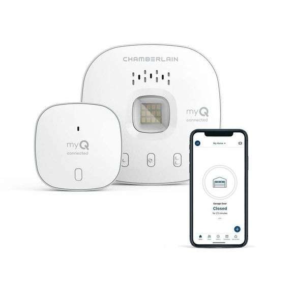 [✓] [MSRP: $29.98] Chamberlain myQ Smart Garage Control with WiFi Hub