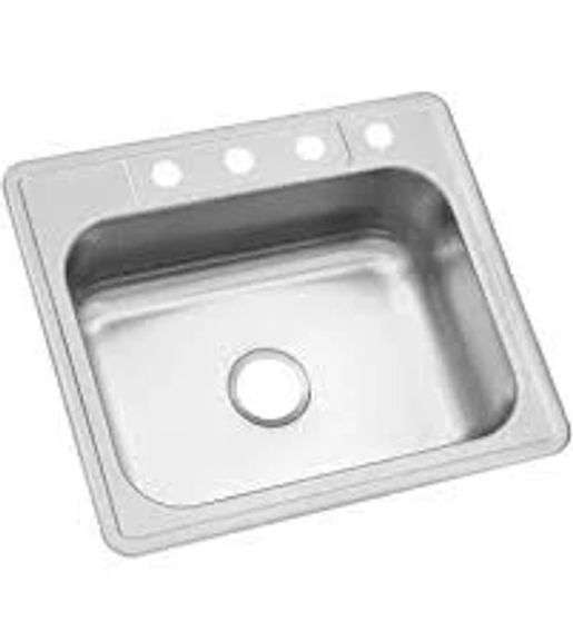 GLACIER BAY 25 IN.SINGLE BOWL TOP MOUNT #114 599