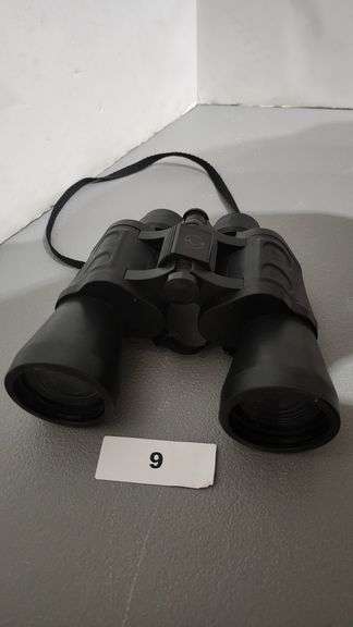 SIMMONS REDLINE RUBBER-COATED OPTICS 367 ft AT 1000 yds 10x50 BINOCULARS  MODEL 801302