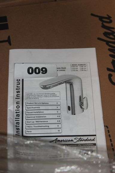 American Standard sensor faucet chrome