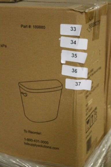 [✓] [MSRP: $20.00] Seasons® Keating™ 1.0 GPF Toilet Tank 12 In. Rough-In