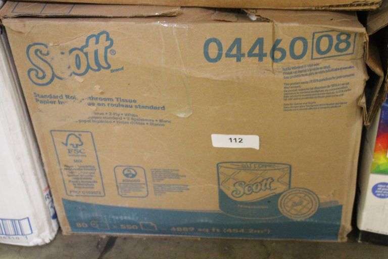 [MSRP: $64.98] Scott Bathroom Tissue 2 Ply (Case of 80), White