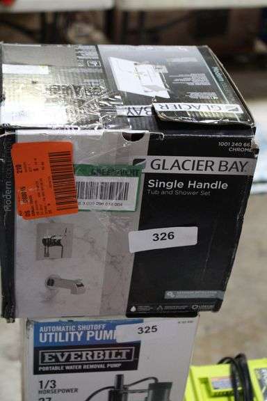 glacier bay single handle tub and shower set 1001240663