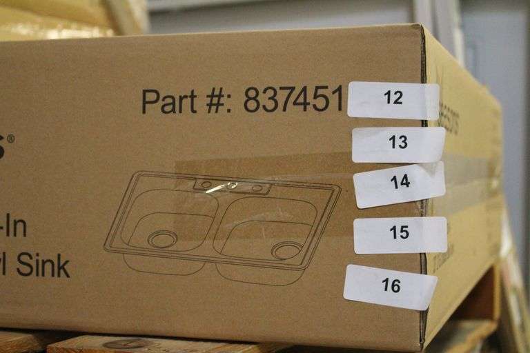 [✓] [MSRP: $40.99] Seasons® 33 X 22 X 6 In. Double Bowl Kitchen Sink