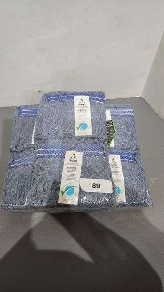 LEARN ON US ABCO BLUE BLENDED LOOPED END MOP 20oz clm-303LB20HP