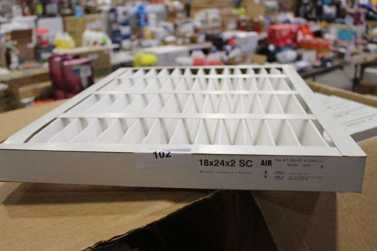 lot of 24 18x24x2 air filters