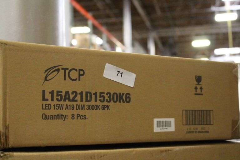 Led Bulb Tcp 15w A21 100w Equivalent 3000k Dimmable Package Of 6